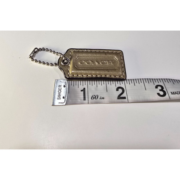 Coach Brown/Taupe Small (2"L x 1"H) Hang Tag - EUC - Picture 4 of 6